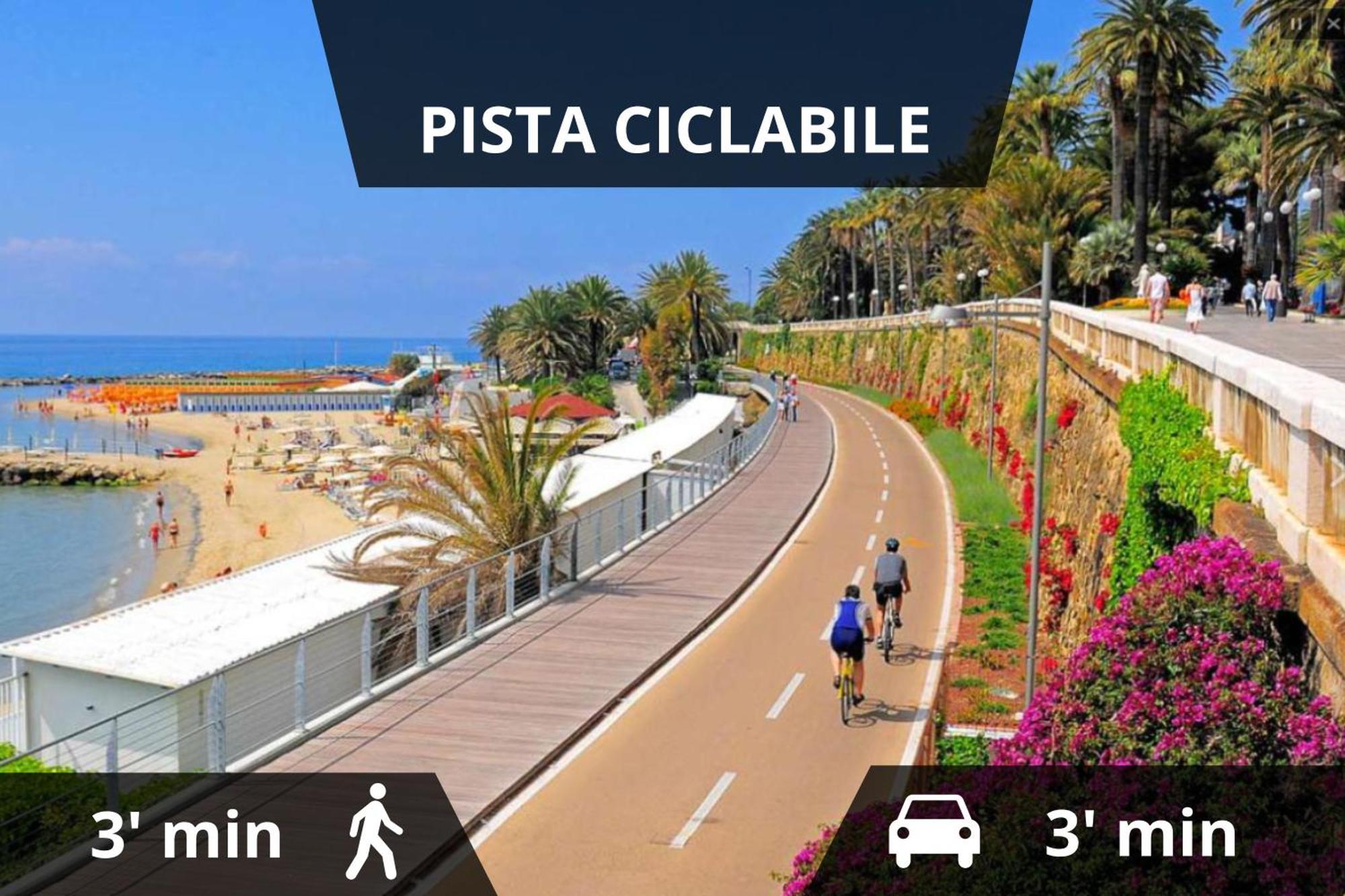 Ariston - Ciclabile Appartamento In Centro Al Mare Con Balcone Sanremo Eksteriør bilde